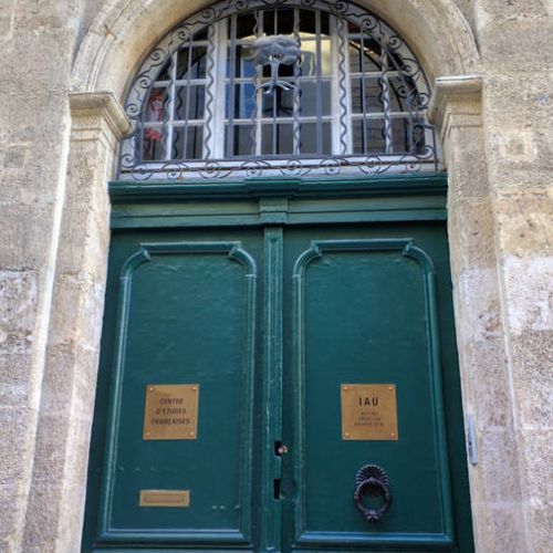 Next door is the Institut Americain Universitaire