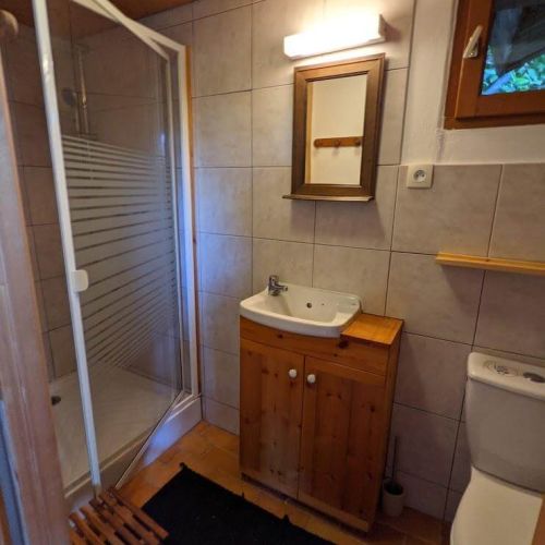Full bathroom with shower