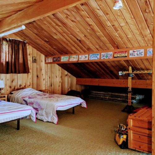 Mezzanine with a lot of kids toys