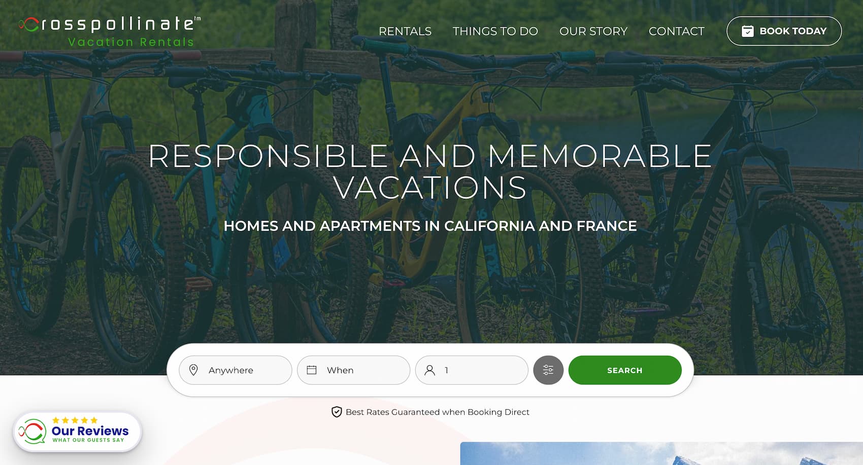 Properties Crosspollinate Vacation Rentals